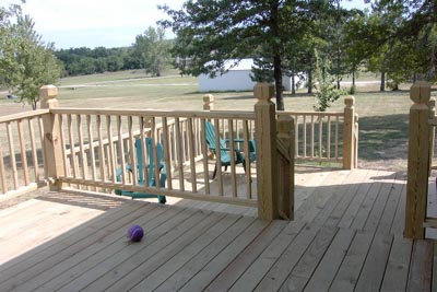 View from the deck